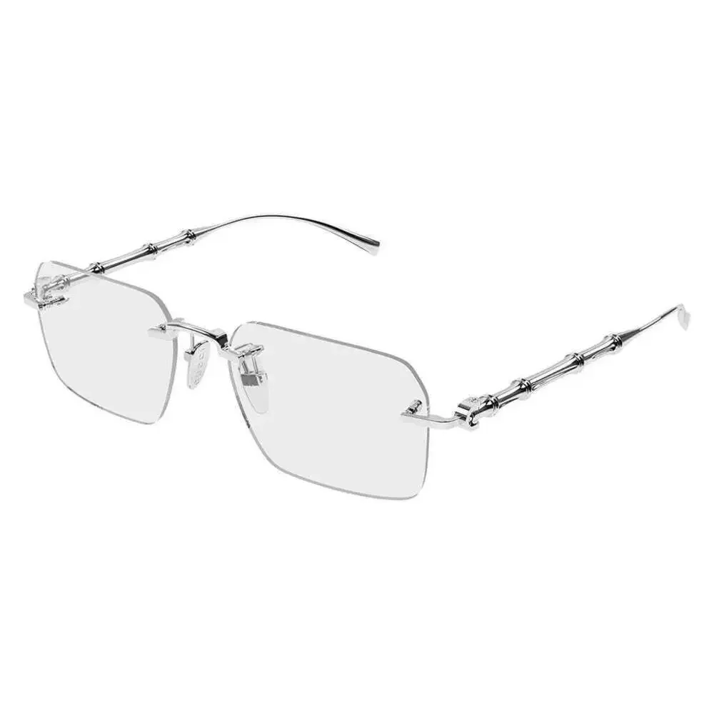 NWT Gucci GG2154o Silver 56mm Eyeglasses